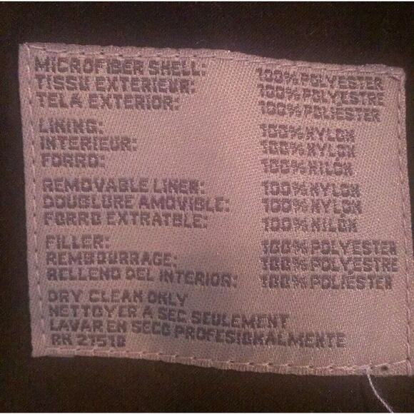 Delta Collection Uniform Long Heavy Coat Black Women's sz 2P - Picture 9 of 9